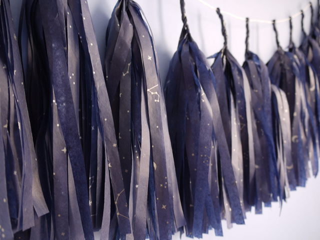 Constellation tassels garland