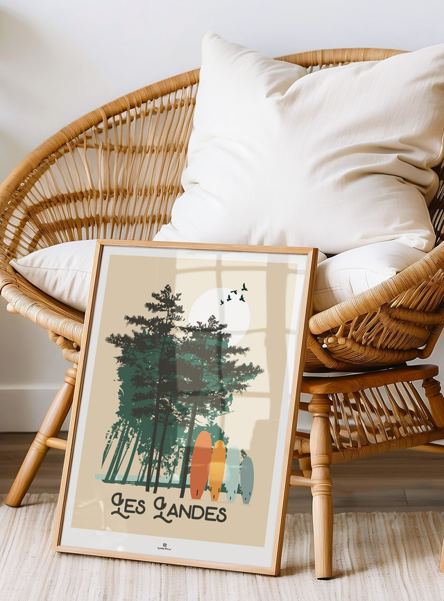 Les Landes "Pins et océan"