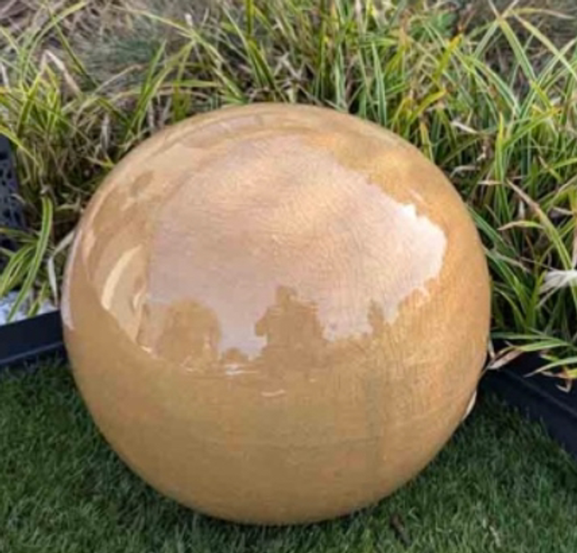 Boule “ Ambre Crack “ ø 37