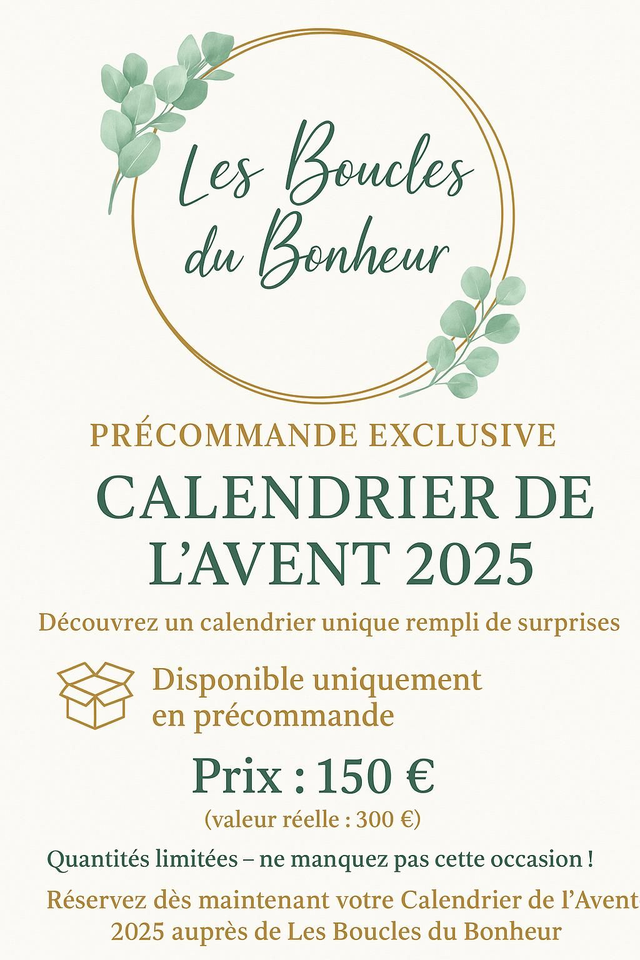 Calendrier de l'avent 2025 (pré commande)