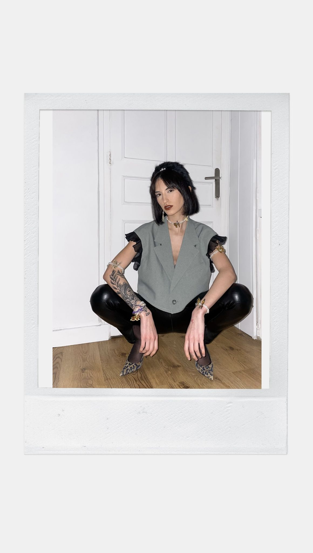 Serre-Tête - Fourrure Noire