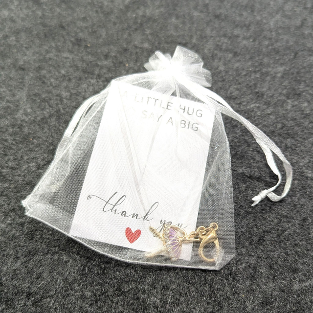 Ballet Jewellery Charm - with Thank You card and bag