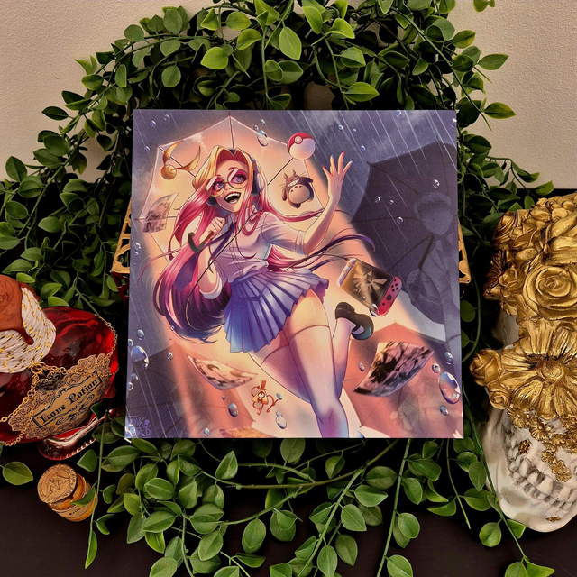 Tableau Print Forex PVC Popculture Girl