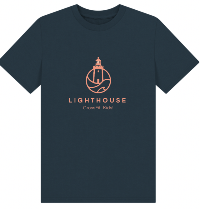 Lighthouse CrossFit Kids Organic Cotton T- Denim Blue