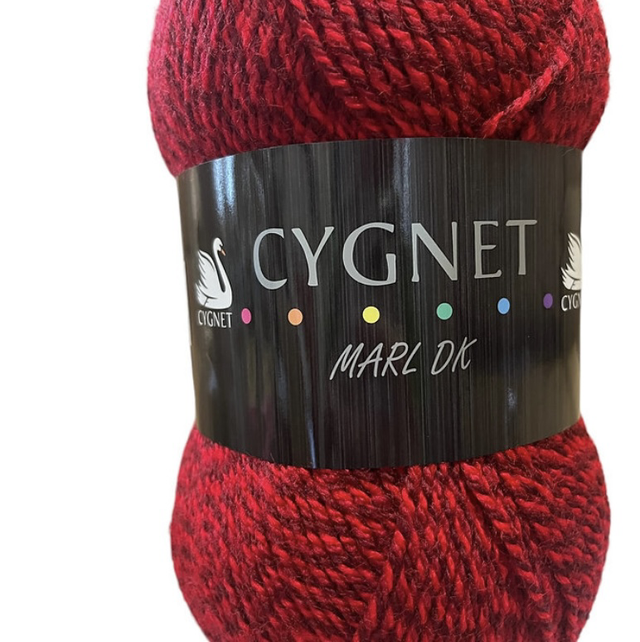 Cygnet DK Marl - Poppy Red