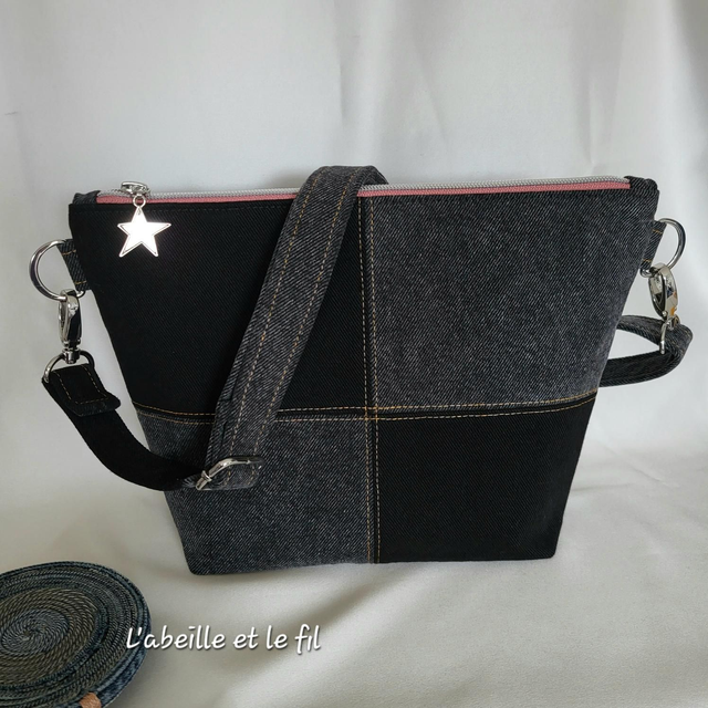 Sac à main bandoulière réglable &quot;Camélia&quot;