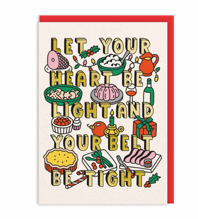Let Your Heart Be Light Christmas Card