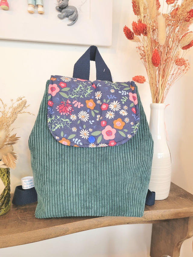 Sac à dos enfant &quot;fleurs multicolores&quot;