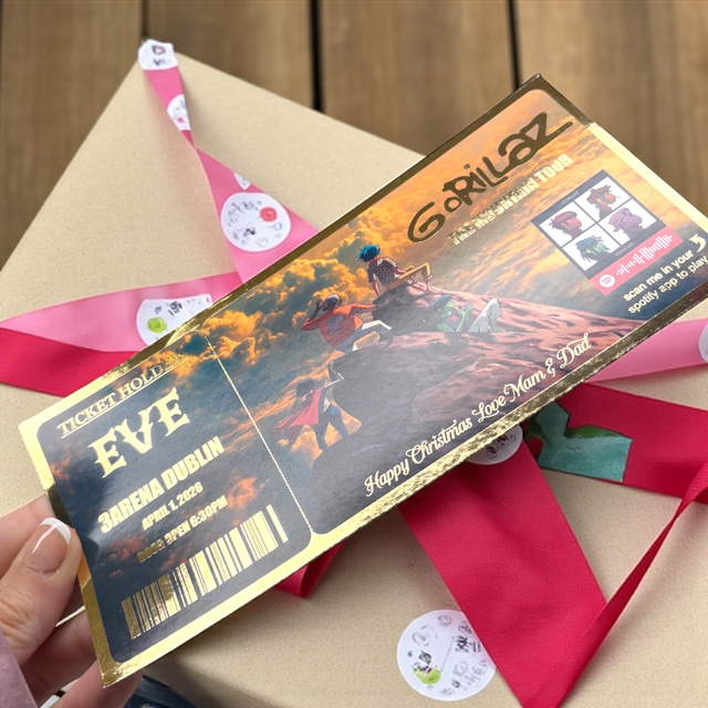 Any event design your own gift ticket