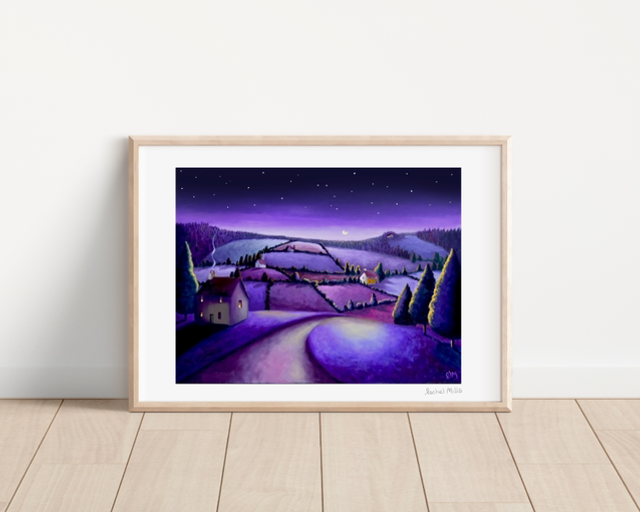 Signed A3 Print of Beech Tree Road