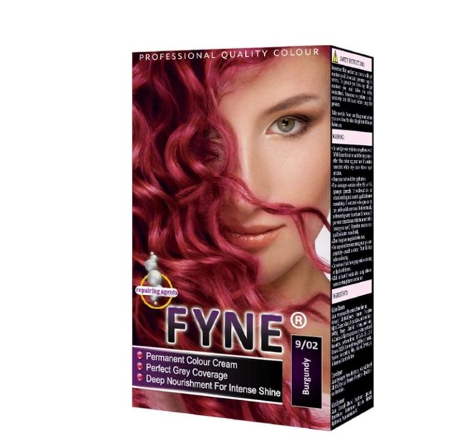 FYNE Permanent Hair Dye for Women - (Burgundy 9/02)