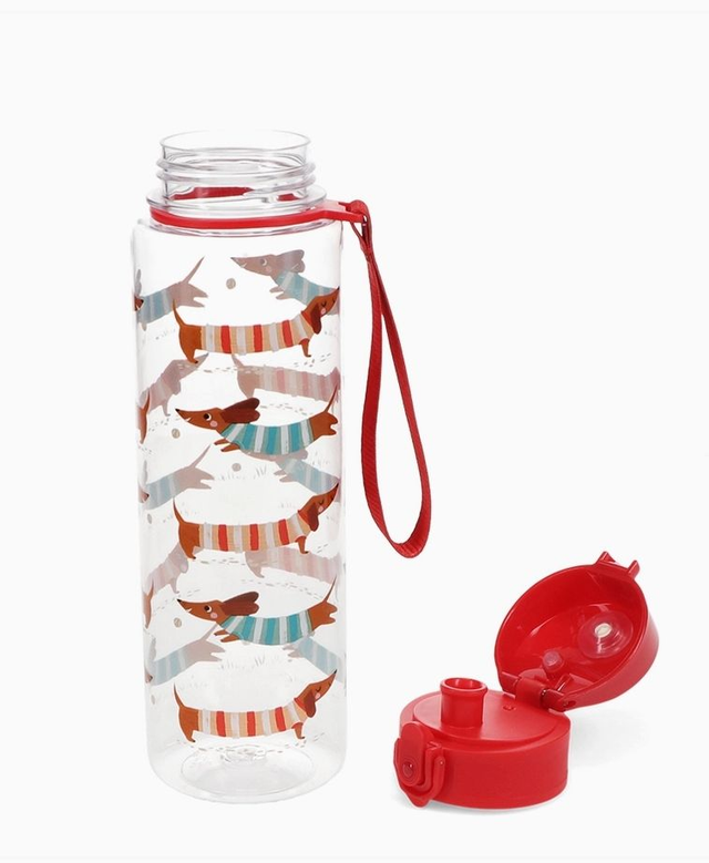 Drankfles met drukknopdeksel 700ml - Teckel