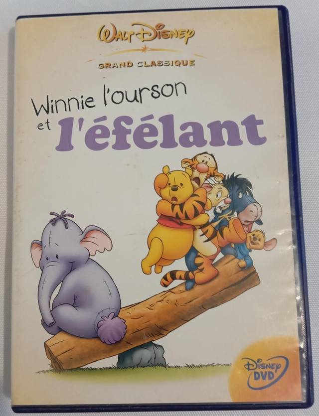 DVD Disney Winnie l'ourson et l'éfélant 
