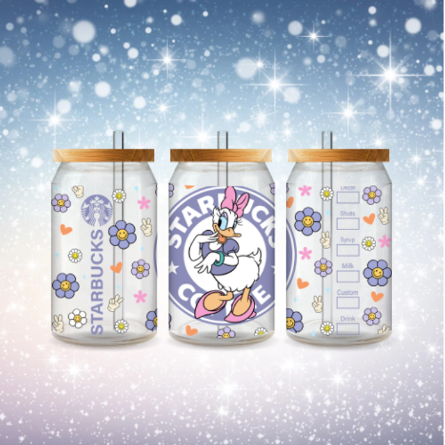 Verre canette givré Starbuck Minnie