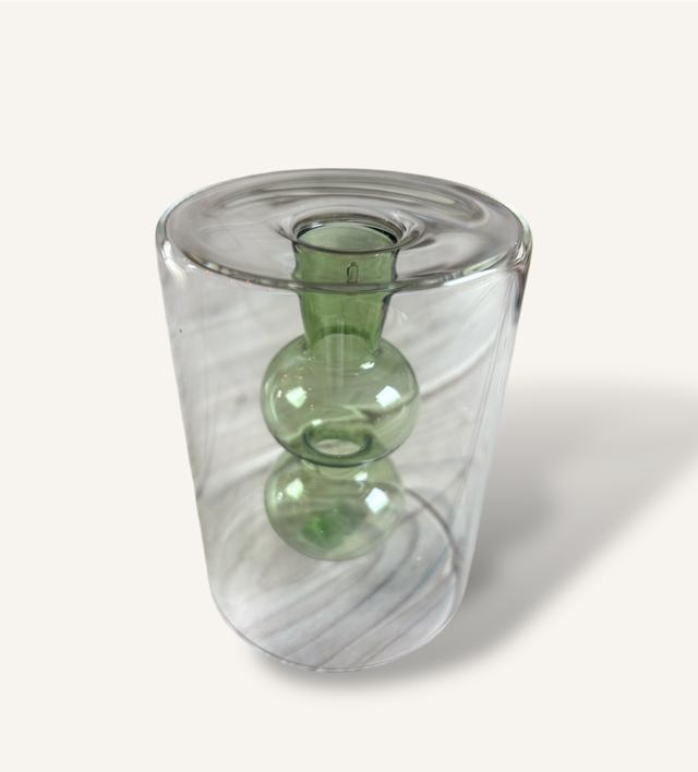 Small Green Diffuser Glass