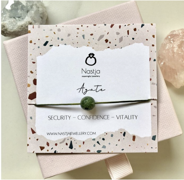 BRACELET PIERRE GEMME - AGATE