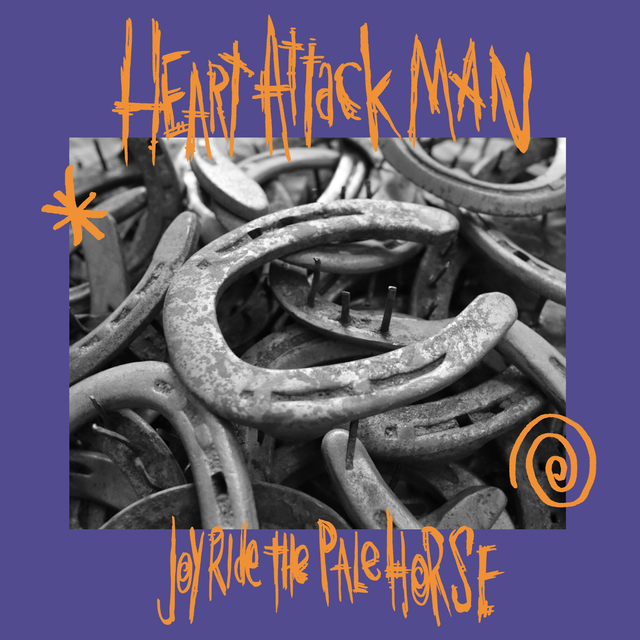 Heart Attack Man - Joyride the Pale Horse LP (Limited Edition Orchid / Orange Colour in Colour Vinyl)
