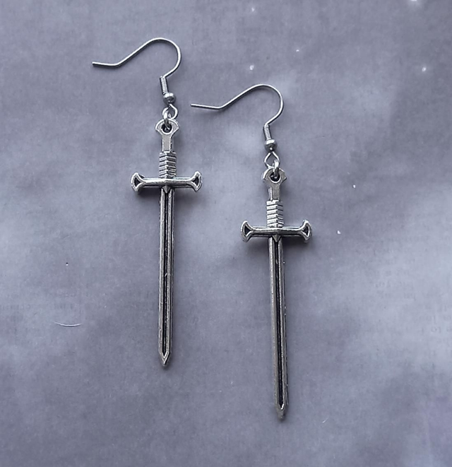 Sword Earrings - Medium