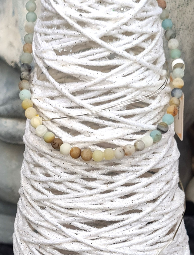 Bracelet Amazonite 4mm