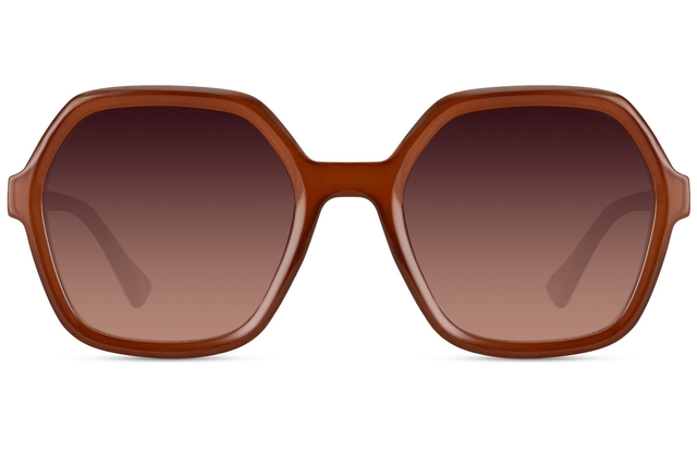 ALEXIA Lunettes de soleil Marron/Marron