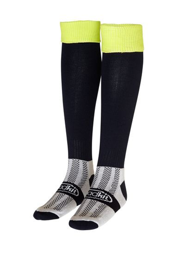 Second Hand Unisex Black Yellow Games Socks