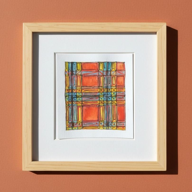 Encre et aquarelle - Madras - Eclairage