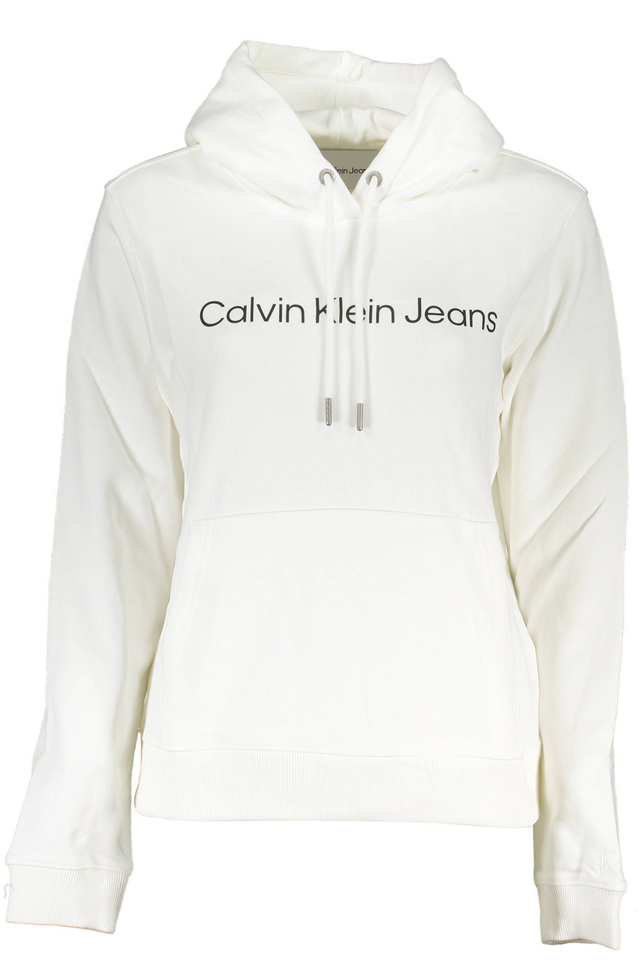 CALVIN KLEIN FELPA SENZA ZIP DONNA BIANCO