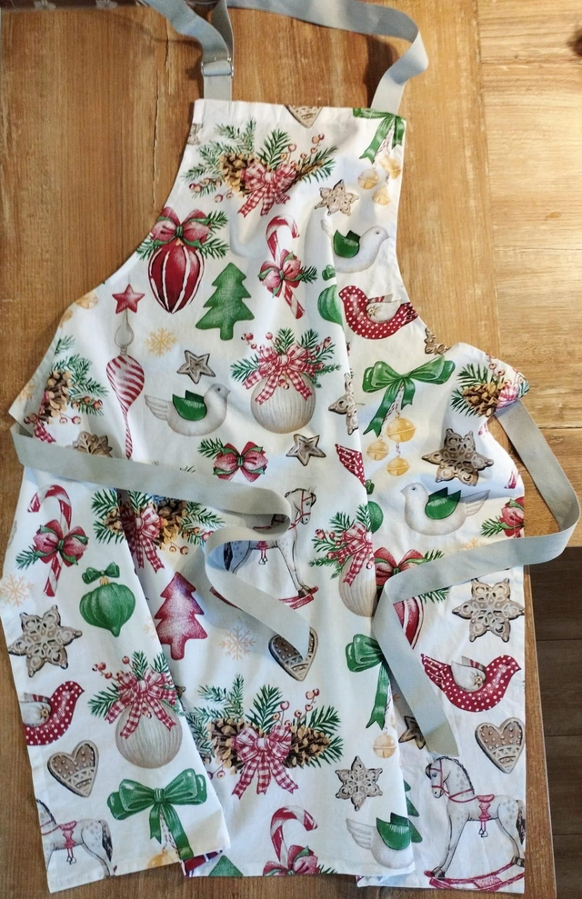 Tablier de Cuisine - Noël Rétro