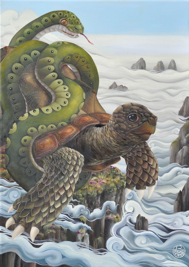 Genbu, la tortue noire