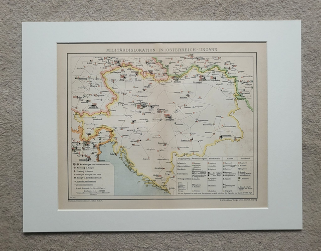 Austria-Hungary - Military Deployments (in German)
