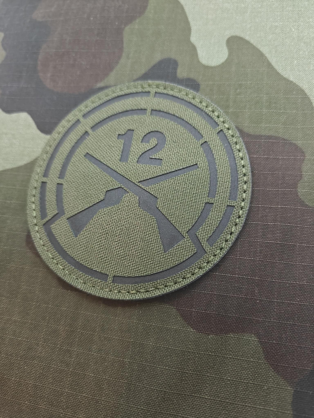 12th BN laser cut IR patch 