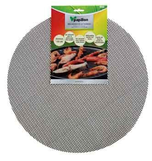 RETINA FIBRA VETRO TONDA RIUTILIZZABILE BBQ