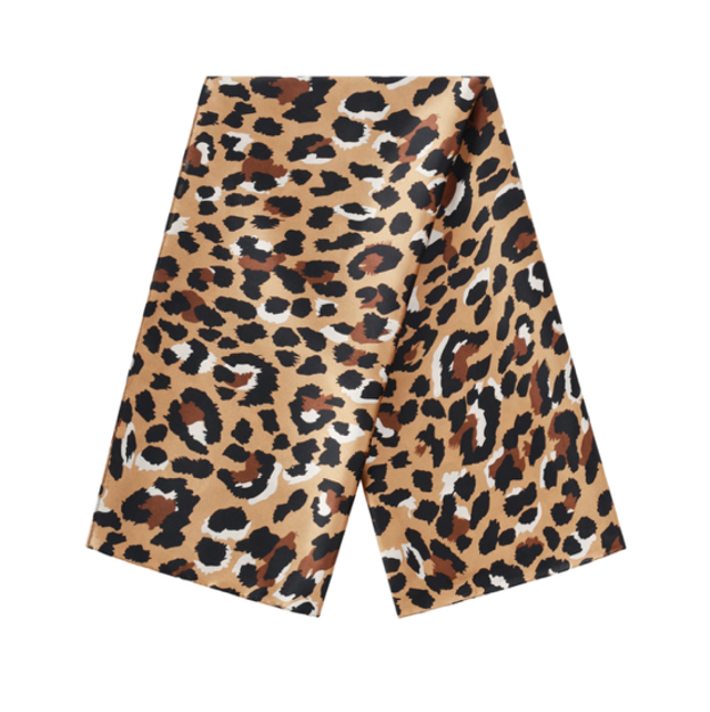Sjaal Leopard vierkant 