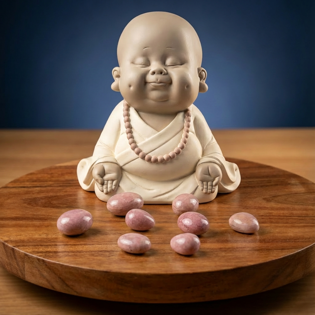 Pierre roulée Rhodonite AA - Australie (20 À 30mm)