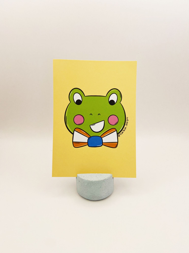 Frog A6 art print