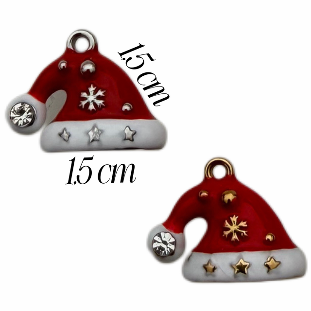 Charm cappello babbo natale 3d