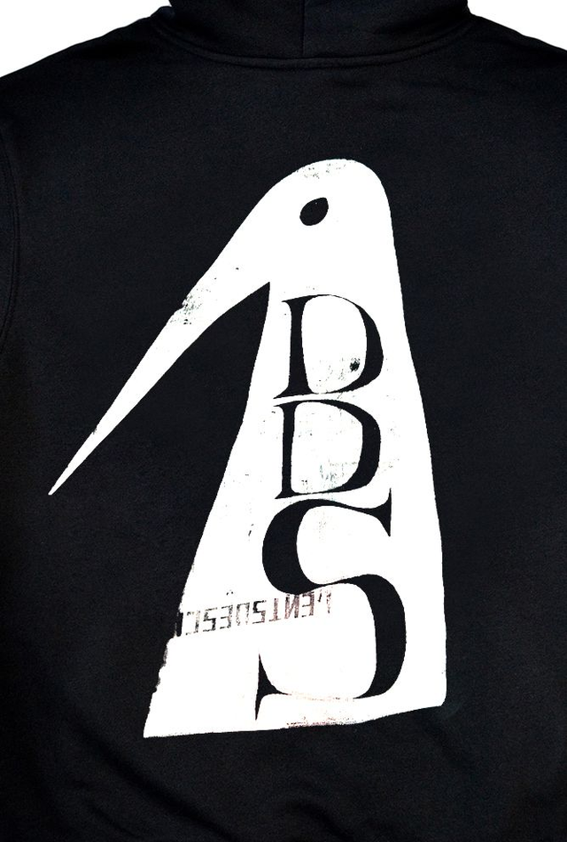 Dents de Scie® Le corbeau Sweat-shirt Noir