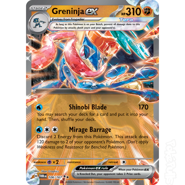(106/167) Greninja ex