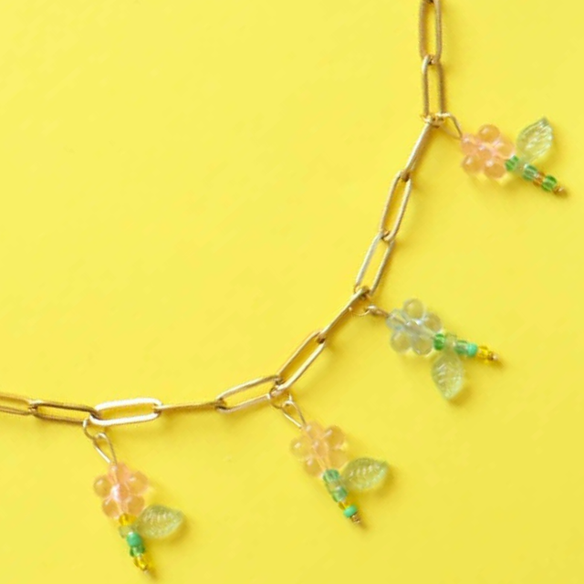 Collier Fleurs x4