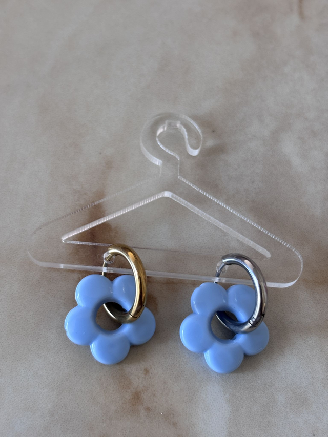 Boucles d'oreilles - Grande fleur