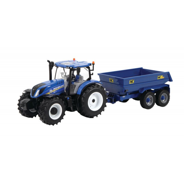 Britains 43268 New Holland T6 avec remorque basculante
