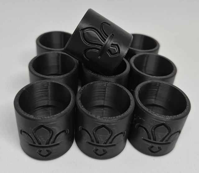 Woggle - Basic - Black - 10 Pack