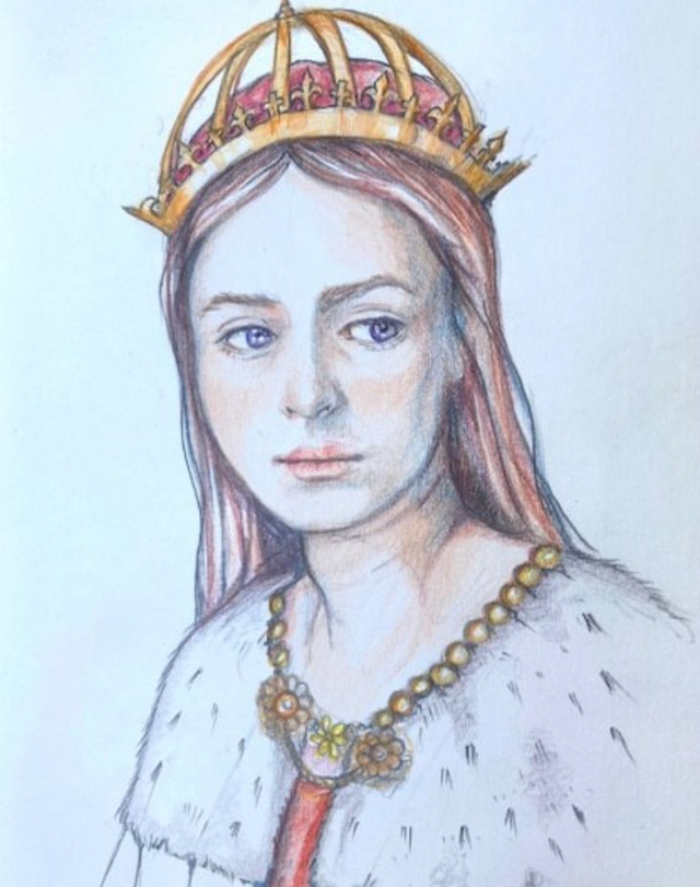 SUPER LIMITED Hand-Signed Art Print of Anne Neville, Queen of Richard III