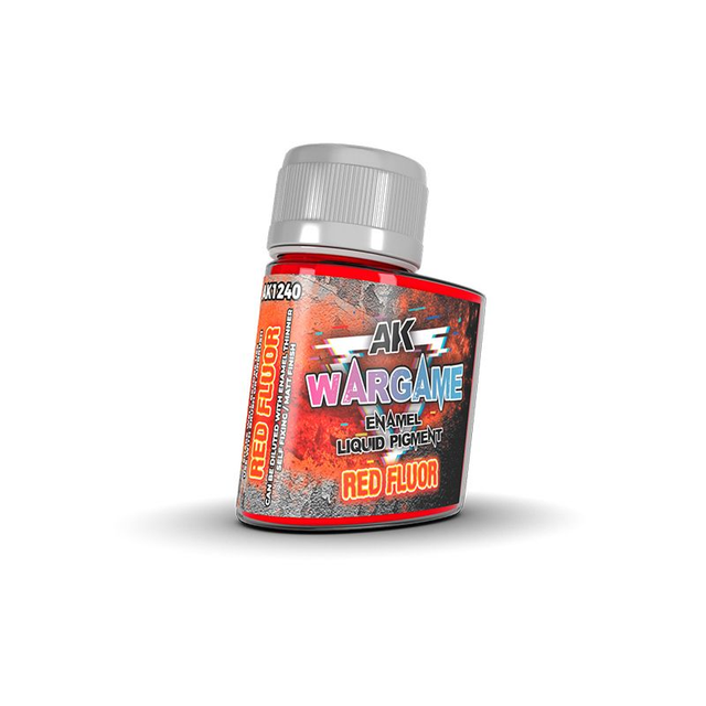 RED FLUOR – ENAMEL LIQUID PIGMENT