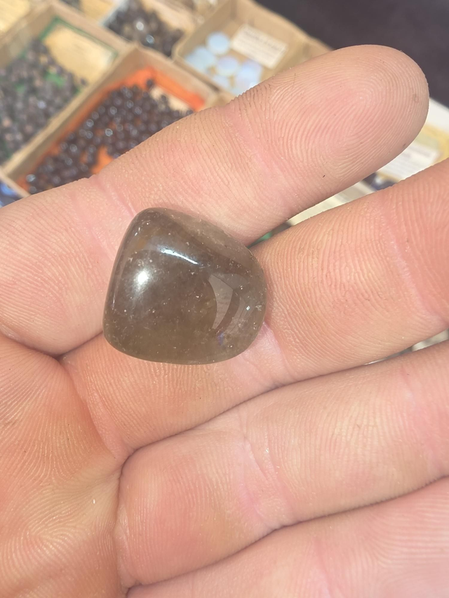 Smokey quartz tumblestone 