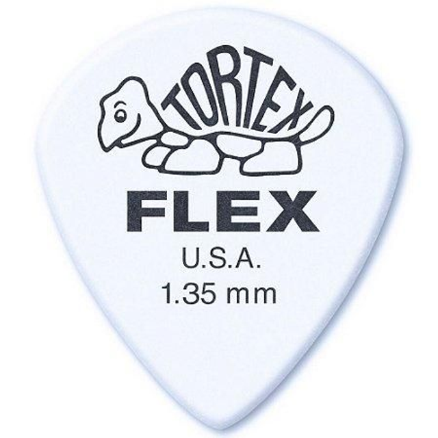 916 - Palheta Tortex Flex 1.35mm Dunlop