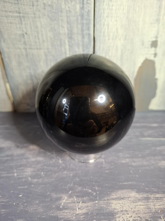 Black Obsidian Sphere 