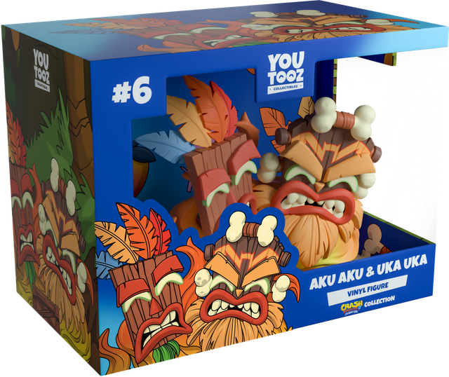 Crash Bandicoot: Aku Aku &amp; Uka Uka YouTooz Figure