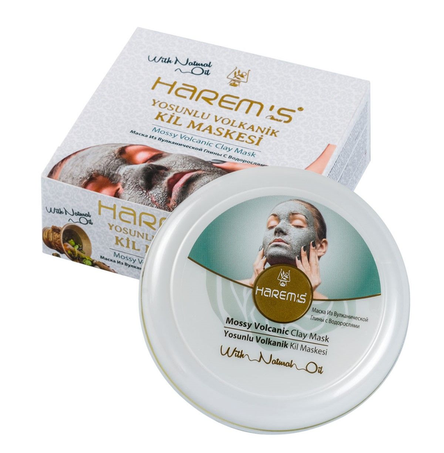 HAREM&#039;S 150ml Maska do Twarzy z GLINKĄ Z WODOROSTÓW