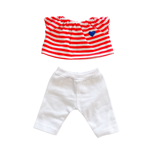 Ensemble marinière rouge